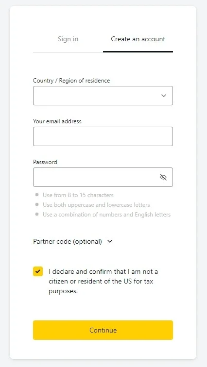 Exness Registration Troubleshooting
